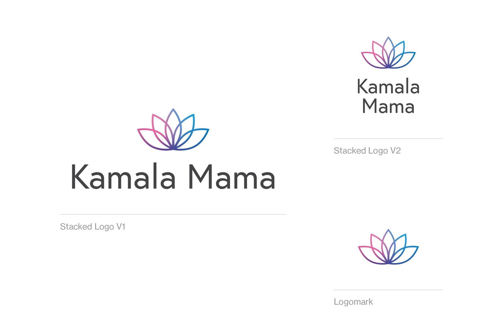 Kamala Mama logo design