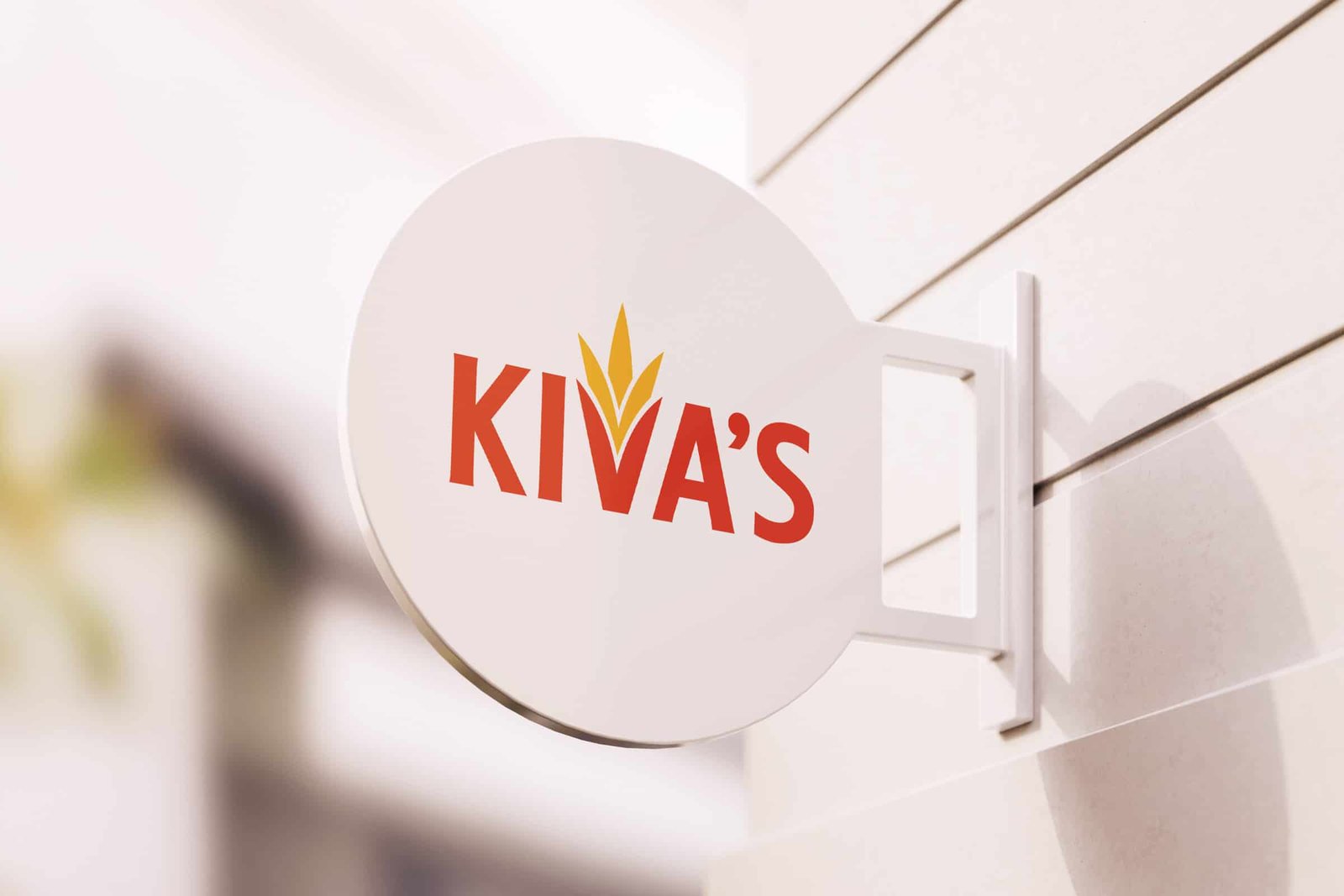 Kiva's signage mockup