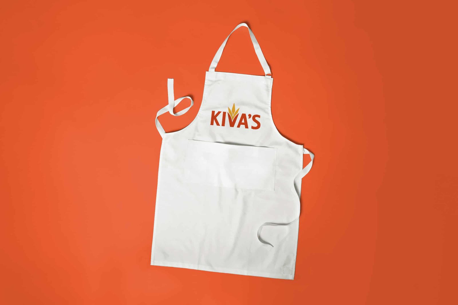 Kiva's apron mockup