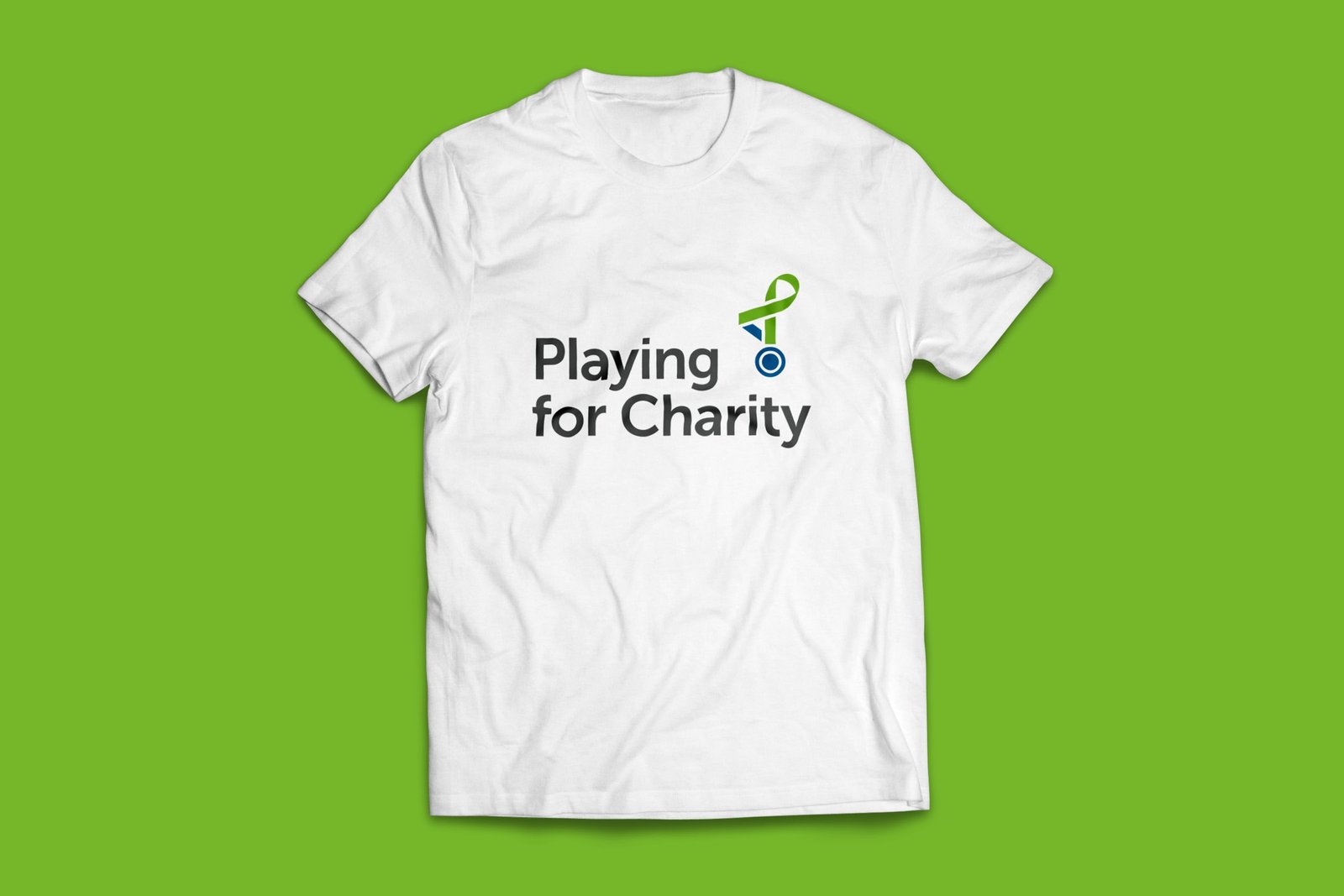 Playing for Charity t-shirt mockup