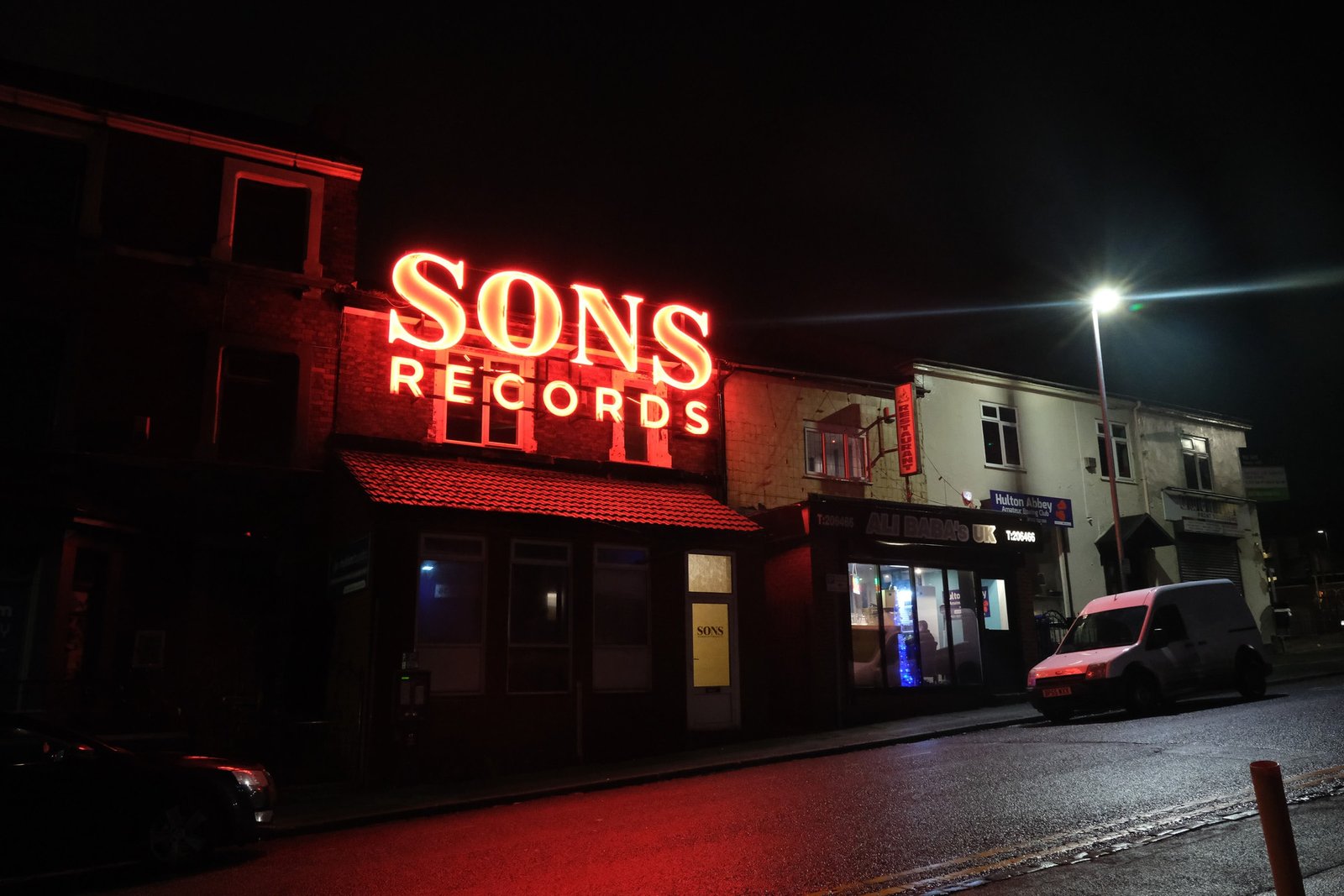 SONS Records neon sign